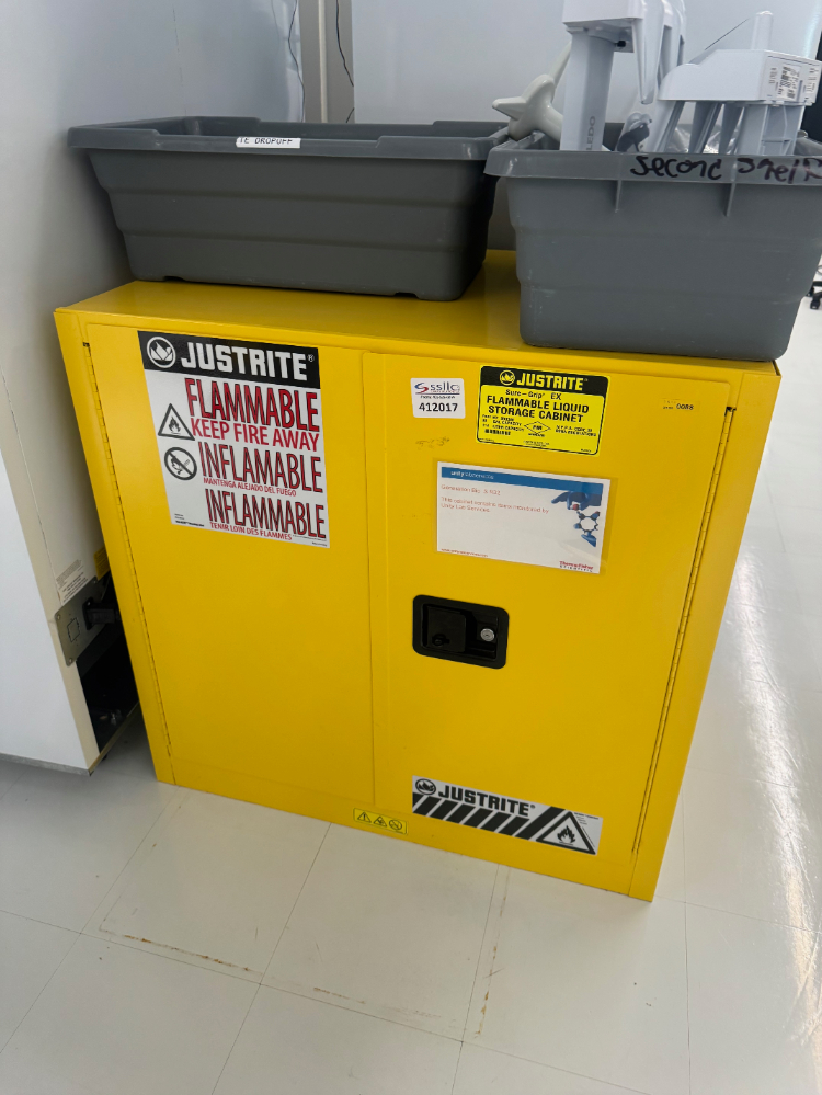 Image of Justrite 30 Gallon Flammable Liquid Storage Cabinet